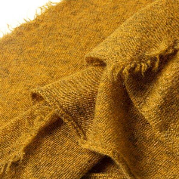 Aliz Pure Cashmere Featherlight Fringed Scarf Wrap - Image 7