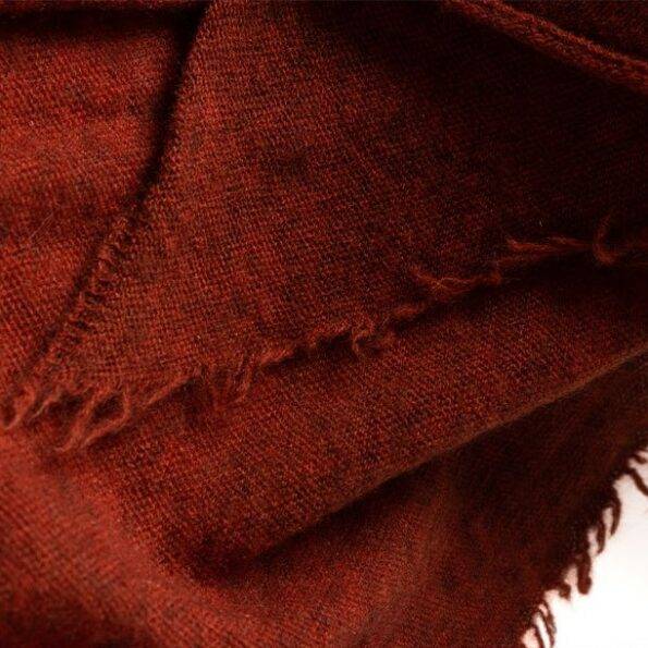 Aliz Pure Cashmere Featherlight Fringed Scarf Wrap - Image 6