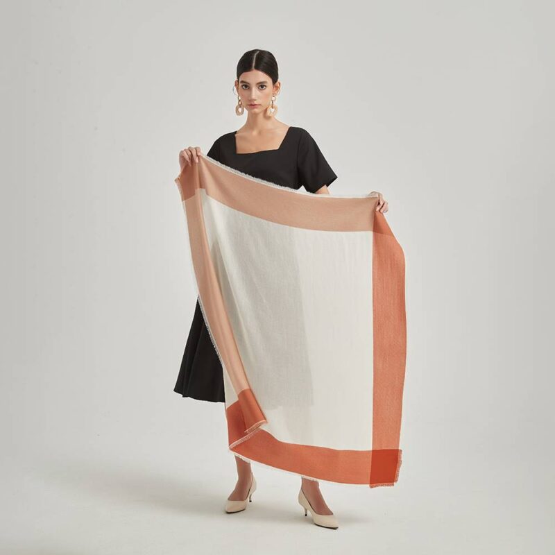 Helal Square Featherlight Cashmere Scarf Wrap - Image 2