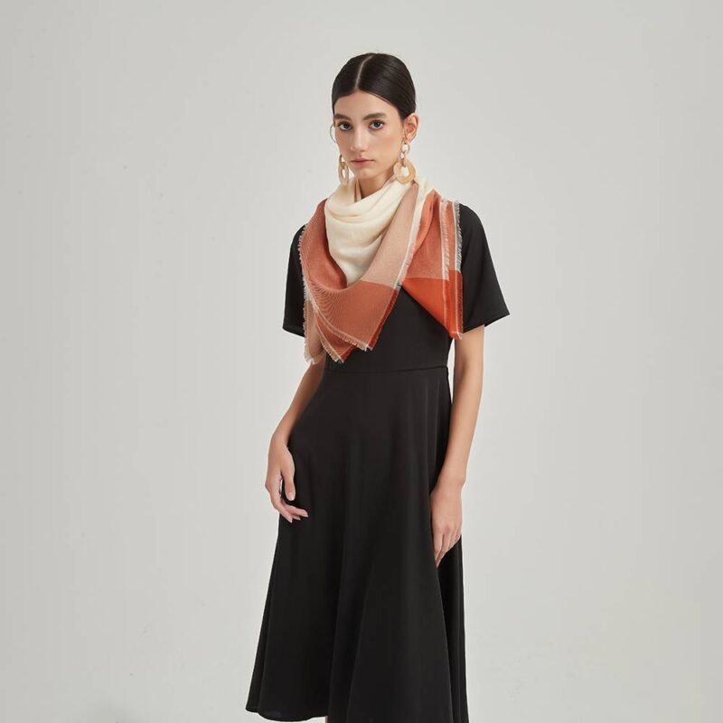 Helal Square Featherlight Cashmere Scarf Wrap - Image 3