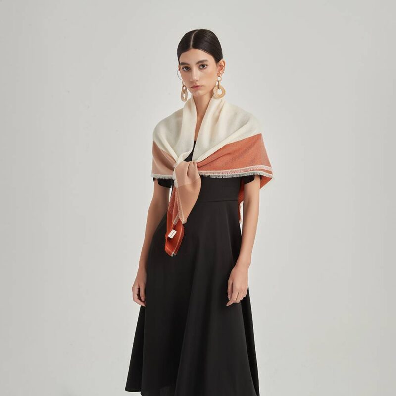 Helal Square Featherlight Cashmere Scarf Wrap - Image 4