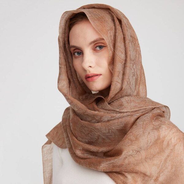 Tida Featherlight Cashmere Scarf Wrap - Image 4