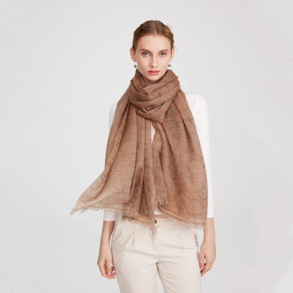 Tida Featherlight Cashmere Scarf Wrap - Image 3