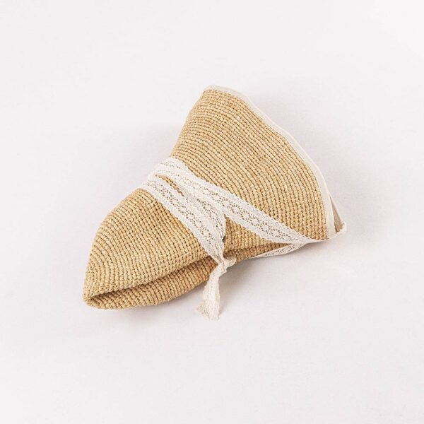 Jenka Raffia Crochet Cloche Hat With Chin Strap - Image 8