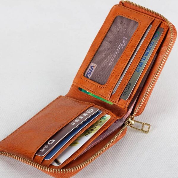 Chun Vegetable Tanned Leather Wallet - Image 5