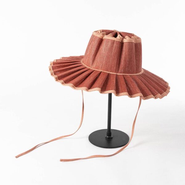 Nita Water Resistant Collapsible Straw Hat - Image 9
