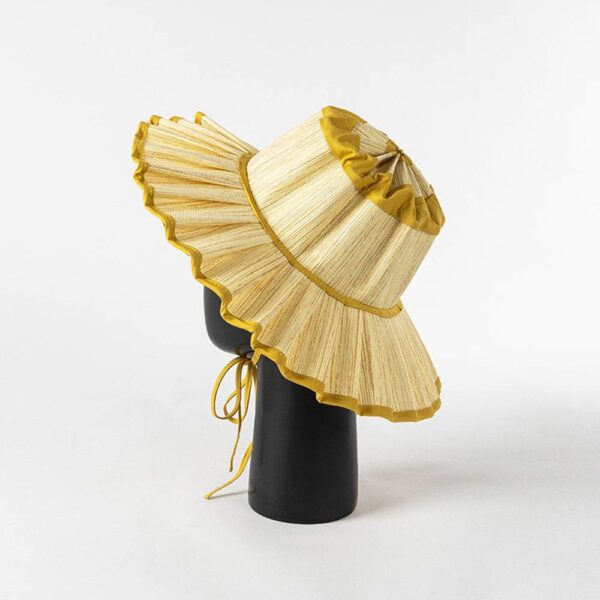 Nita Water Resistant Collapsible Straw Hat - Image 5