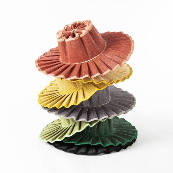 Nita Water Resistant Collapsible Straw Hat - Image 3