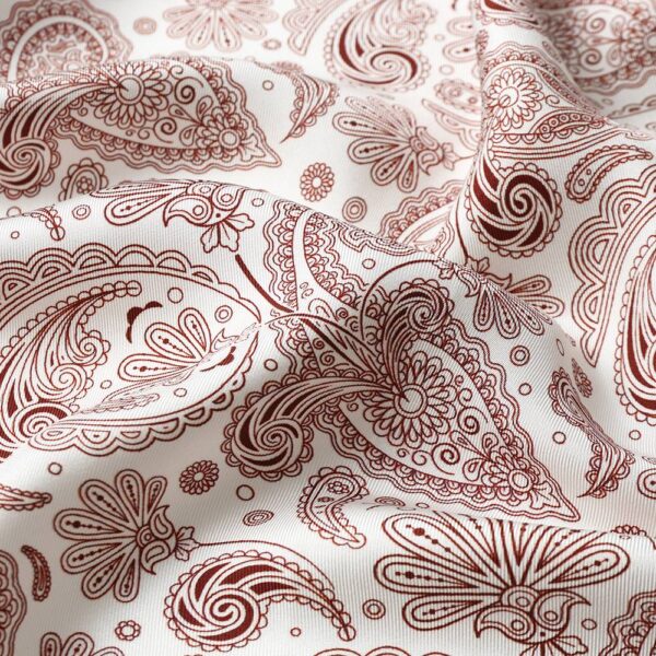 Avni Two-Side Paisley Print Silk Neckerchief Scarf - Image 6