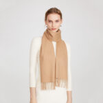 Aala Pure Cashmere Tasseled Scarf