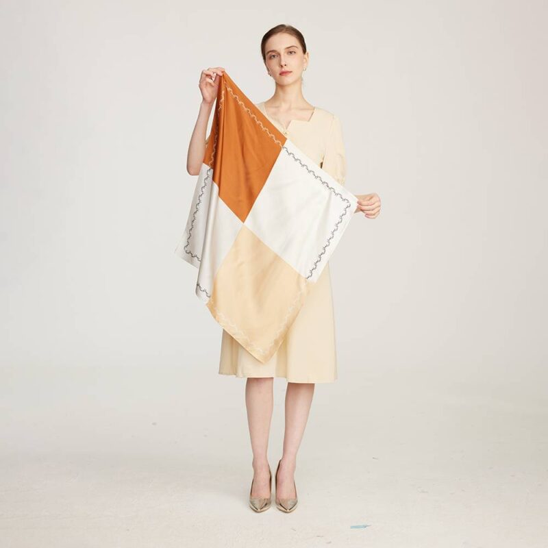 Ade Square Silk Scarf - Image 2