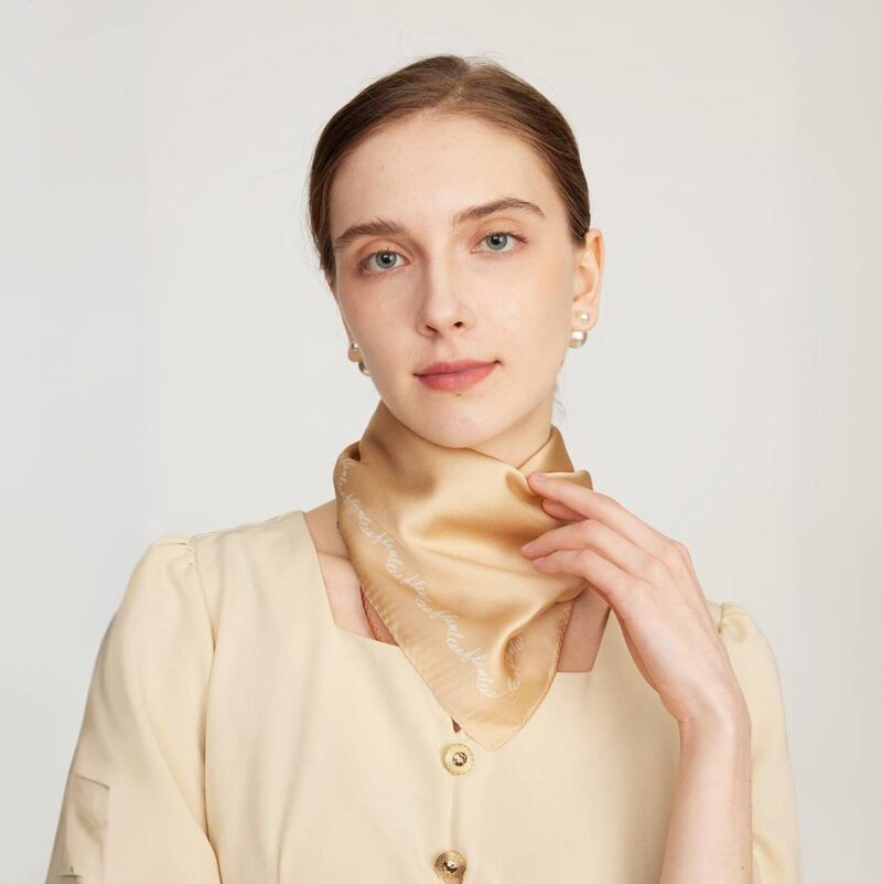 Ade Square Silk Scarf - Image 3
