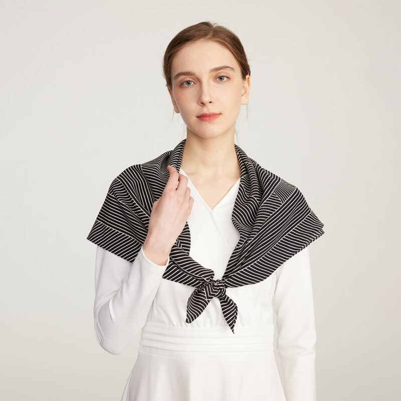 Rin Monogram Square Silk Scarf - Image 5