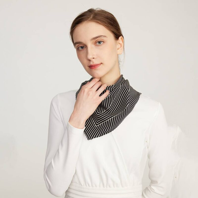 Rin Monogram Square Silk Scarf - Image 4