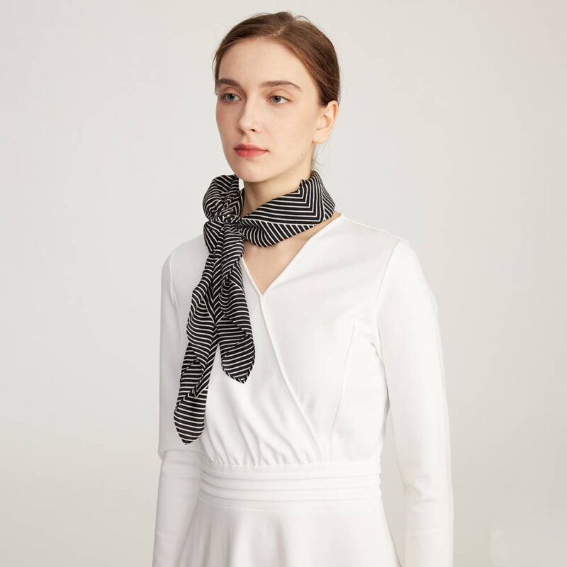 Rin Monogram Square Silk Scarf - Image 6