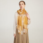 Bala Check Featherlight Cashmere Scarf Wrap