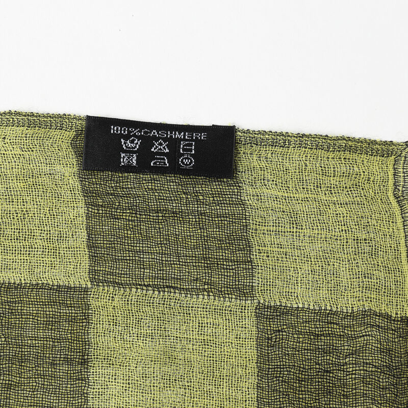 Nami Check Featherlight Cashmere Scarf Wrap - Image 6