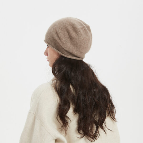 Bina Pure Cashmere Beanie - Image 3