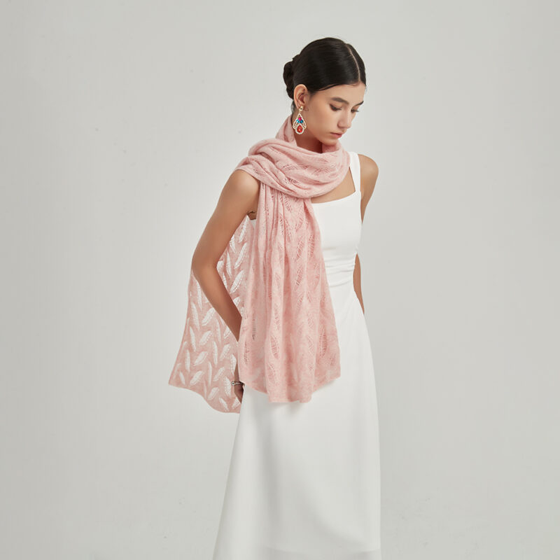 Avvolgimento da viaggio in cashmere Shina - immagine 3