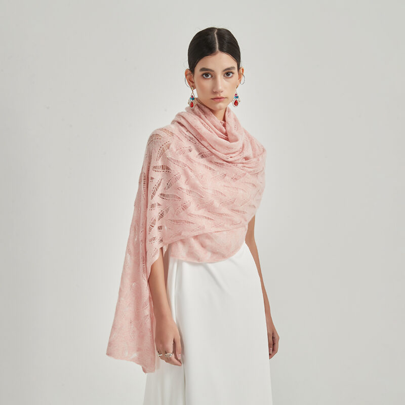 Avvolgimento da viaggio in cashmere Shina - immagine 2