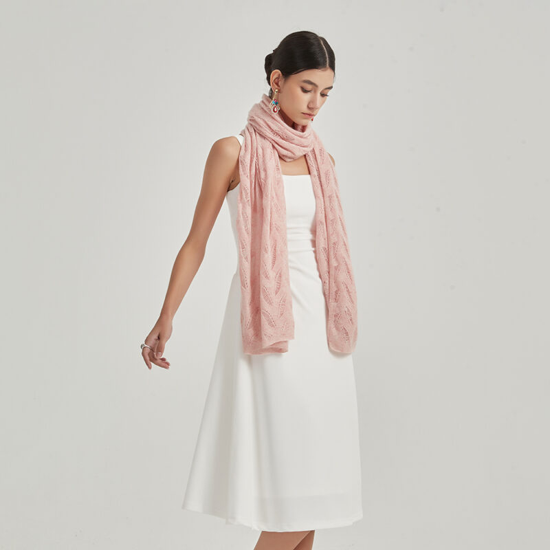 Avvolgimento da viaggio in cashmere Shina - immagine 4
