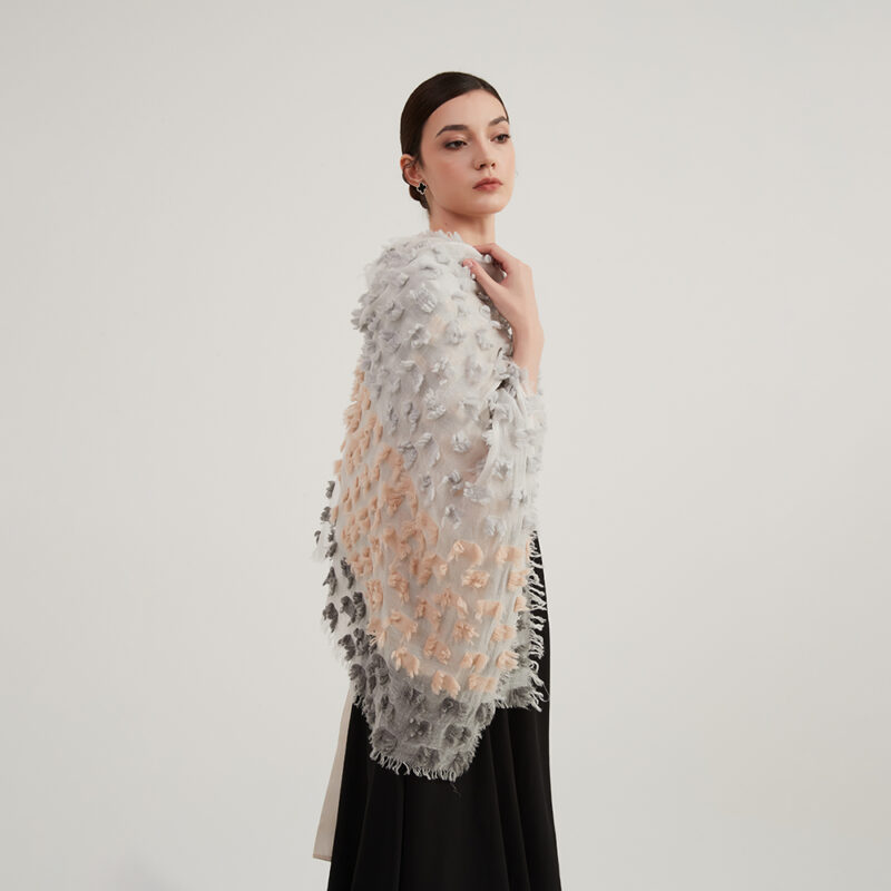 Deena Wool Featherlight Scarf Wrap - Image 3