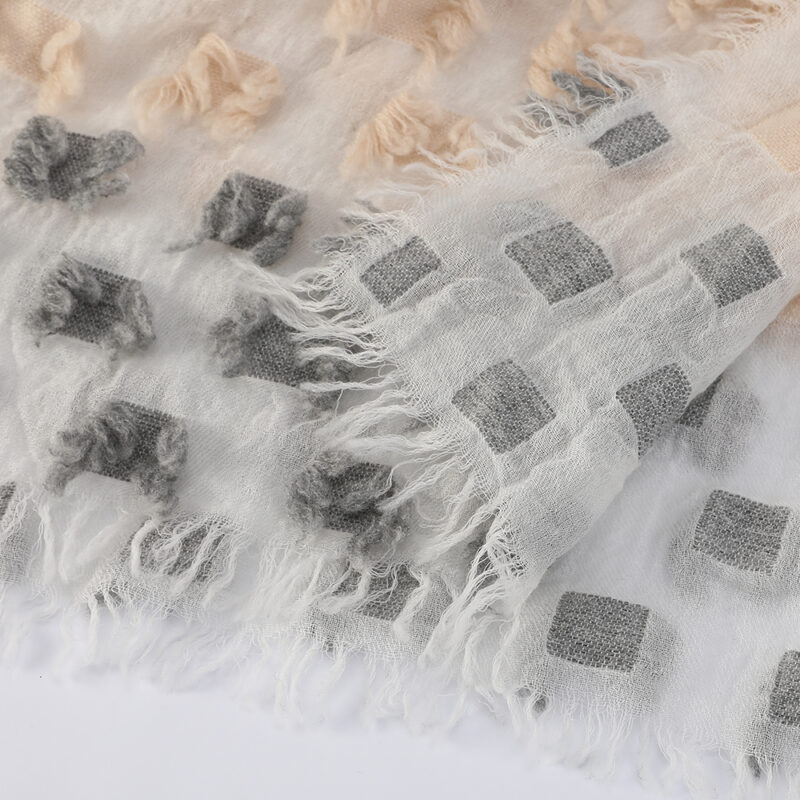 Deena Wool Featherlight Scarf Wrap - Image 6