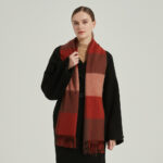 Anya Check Cashmere Scarf