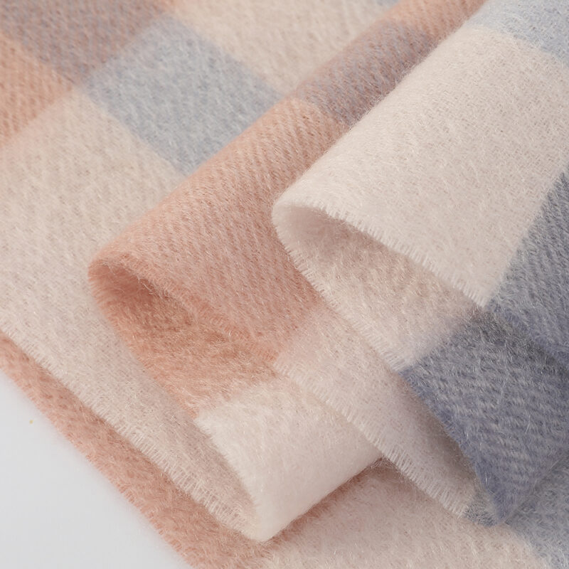 Cora Check Cashmere Scarf - Image 6