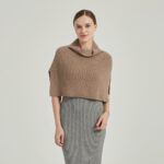 Kendra Kaschmir Halb-Poncho
