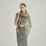 Eileen Cloudlight Cashmere Scarf Wrap - Laurel Green