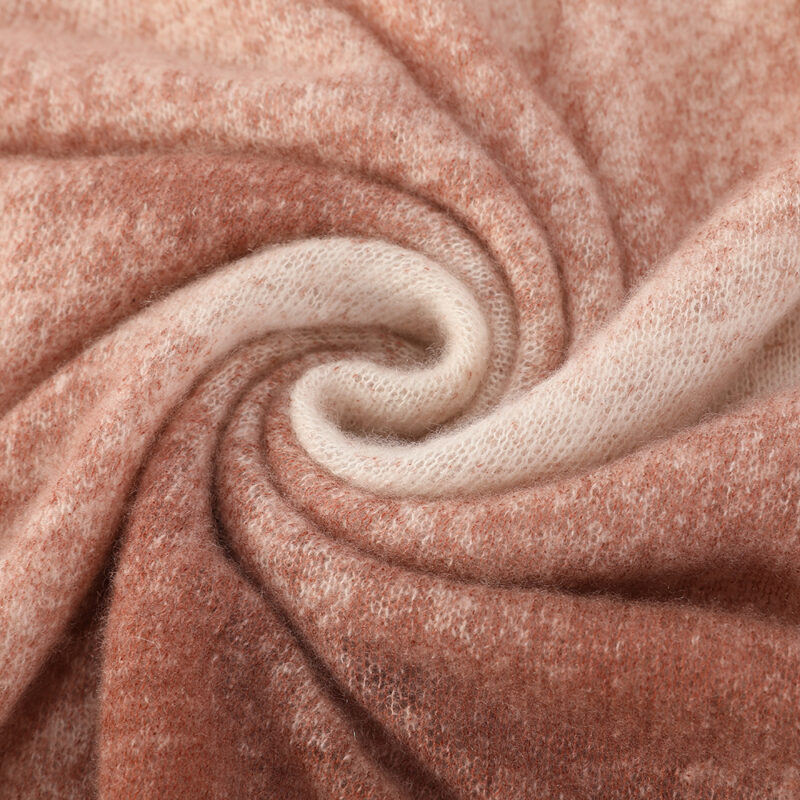 Eileen Cloudlight Cashmere Scarf Wrap - Light Red - Image 6