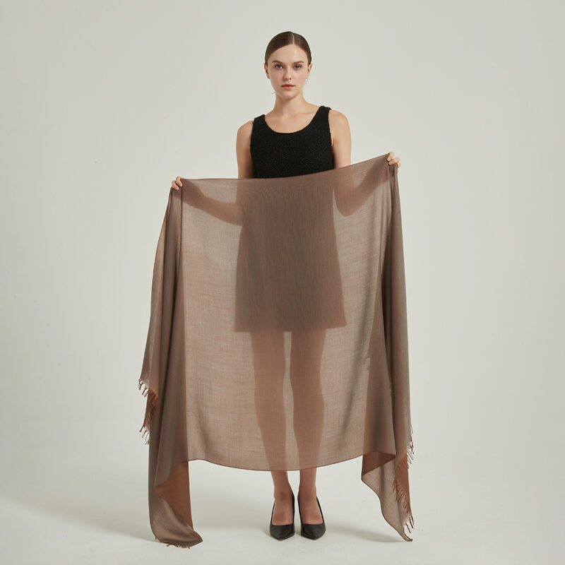Lena Reversible Featherlight Cashmere Scarf Wrap – Bild 2