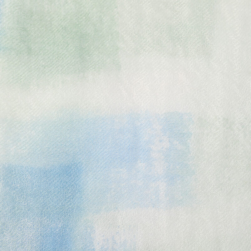 Amira Featherlight Cashmere Scarf Wrap - Mint - Image 6