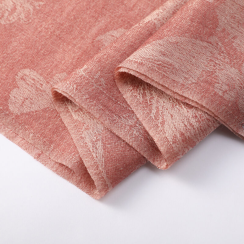Fiona Featherlight Lambswool Scarf Wrap - Light Red - Image 7