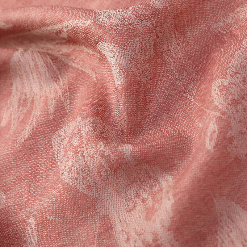 Fiona Featherlight Lambswool Scarf Wrap - Light Red - Image 5