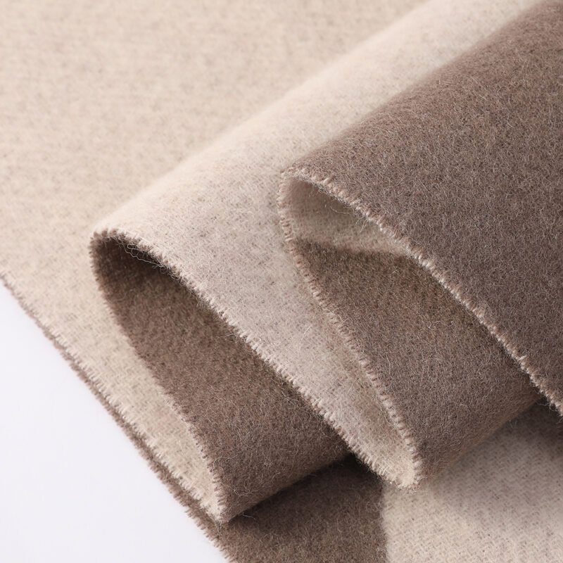 Jules Lambswool Scarf - Taupe - Image 5