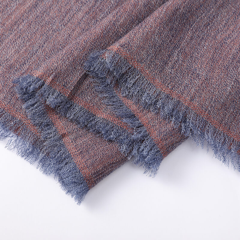 Maya Reversible Featherlight LambsWool Scarf Wrap - Desert Rose - Image 5