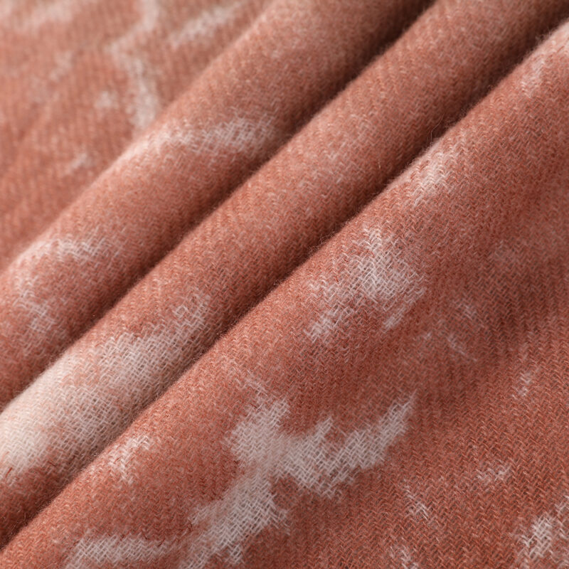 Lorea Cloudlight Cashmere Scarf Wrap - Tangerine - Image 5