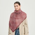 Elora Airweave Cashmere Scarf - Burgundy