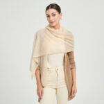 Elora Airweave Cashmere Scarf - Beige