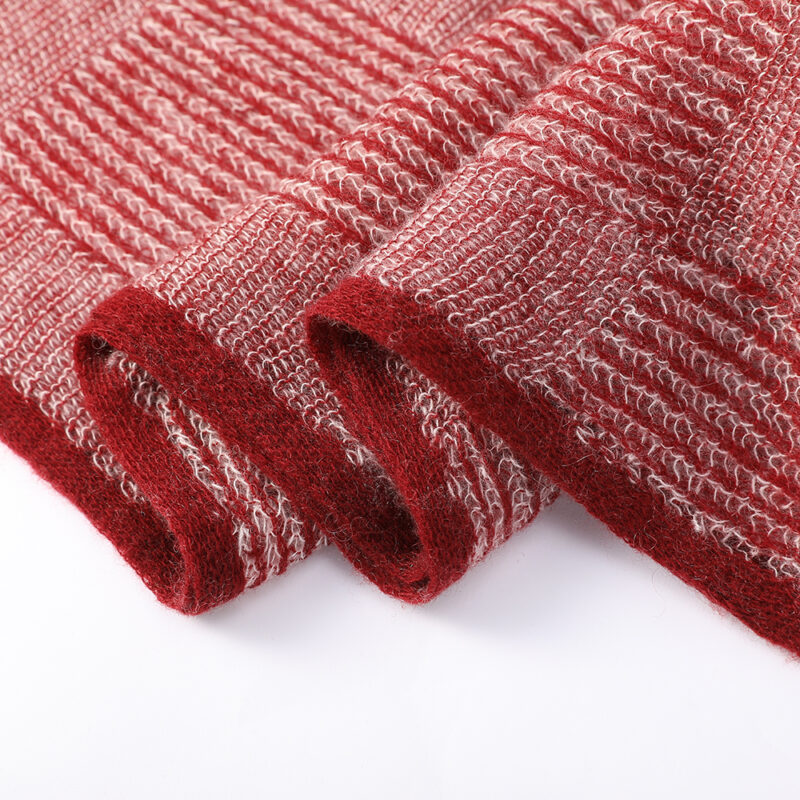 Elora Airweave Cashmere Scarf - Burgundy - Image 7