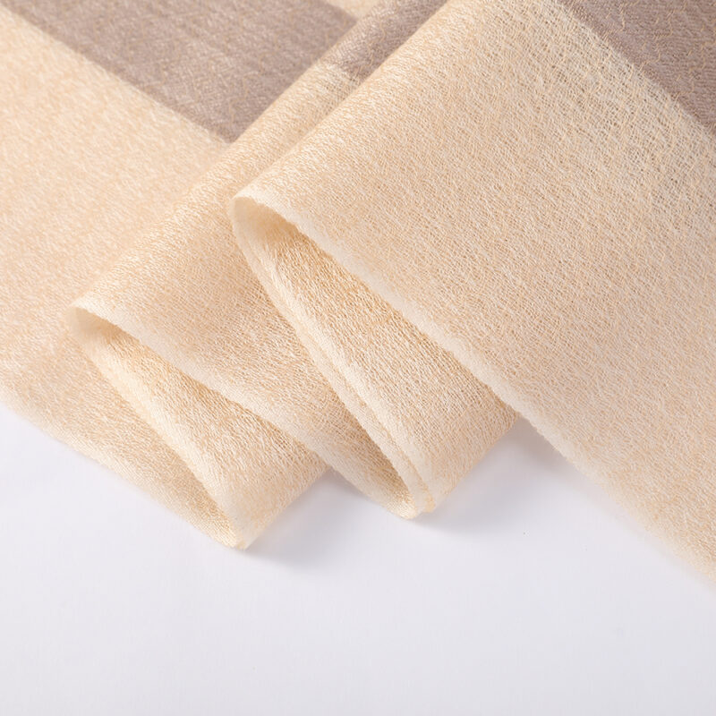 Melina Featherlight Cashmere Scarf Wrap - Beige - Image 6