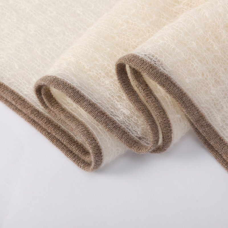 Vella Airweave Cashmere Scarf - White - Image 6