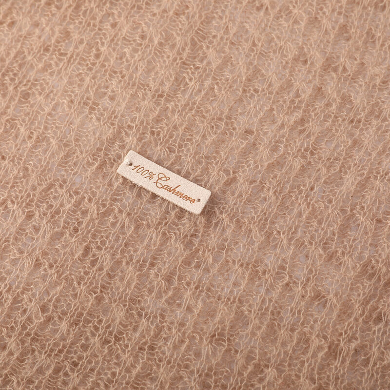 Vella Airweave Cashmere Scarf - Camel - Image 6